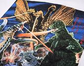 Triko Huf Vs Godzilla Destoy All Monsters SS T-Shirt White