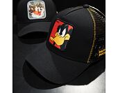 Kšiltovka Capslab Trucker - Looney Tunes - Daffy Duck - Black / Red