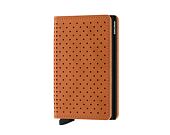 Peněženka Secrid Slimwallet Perforated Cognac