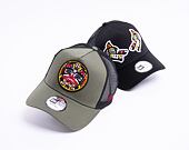 Kšiltovka New Era 9FORTY A-Frame Trucker tattoo pack Snapback New Olive
