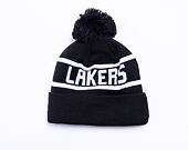 Kulich New Era NBA Team Jake Bobble Cuff Knit Los Angeles Lakers Black