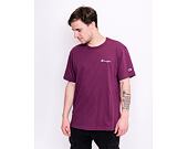 Triko Champion Crewneck T-Shirt Burgundy 214279 VS506