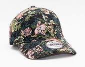 Kšiltovka New Era 9FORTY Woven Floral Strapback Black