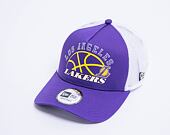 Kšiltovka New Era 9FORTY A-Frame Trucker Graphic Los Angeles Lakers Snapback Team Color