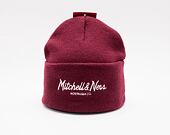 Kulich Mitchell & Ness Pinscript Cuff Knit Burgundy