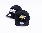 Kšiltovka Mitchell & Ness Los Angeles Lakers Black Bullion Snapback Black