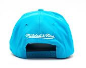 Kšiltovka Mitchell & Ness Pinscript High Crown 110 Teal Snapback