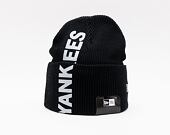 Kulich New Era MLB Wordmark Cuff Knit New York Yankees Black