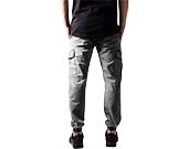 Kalhoty Urban Classic TB1435 Washed Cargo Twill Jogging Pants Grey