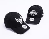Kšiltovka New Era 9FORTY NBA Essential outline Chicago Bulls Strapback Black