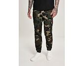Kalhoty Urban Classic TB3137 Camo Cargo Jogging Pants 2.0 Woodland Camo