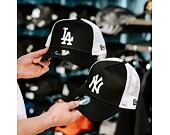 Kšiltovka New Era - MLB Clean 9FORTY Trucker - NY Yankees - Black / White