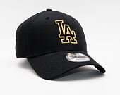 Kšiltovka New Era 9FORTY MLB Metallic Logo Los Angeles Dodgers Strapback Black