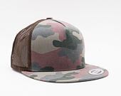 Kšiltovka Yupoong Classic Trucker Wood Camo 6006TC