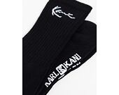 Ponožky Karl Kani 2-Pack Signature Crew Socks Black/White