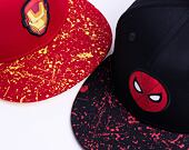 Dětská kšiltovka New Era 9FIFTY Kids Paint Splat Visor Ironman Snapback Red
