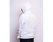 Mikina New Era MLB Metallic Hoody New York Yankees Optic White/Gold