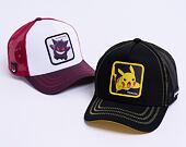 Kšiltovka Capslab - Trucker Pokémon - Pikachu - Black / Black