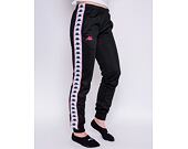 Dámské Tepláky Kappa 222 Banda Wrastoria Slim C1A Black/Pink/White