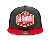 Kšiltovka New Era 9FIFTY NFL 21 Draft San Francisco 49ers Snapback Heather Grey / Team