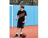 Triko Mitchell & Ness Los Angeles Lakers Flames Tee SSTEBW19142 Black