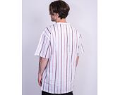 Triko Karl Kani KK Small Signature Pinstripe Tee 6030278 White