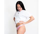 Dámské kalhotky Tanga Calvin Klein Thong D1617E THF Růžová