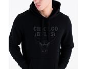 Mikina New Era Team Logo Pullover Hoody Chicago Bulls Black / Black