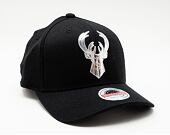 Kšiltovka Mitchell & Ness Cyber Redline Snapback Milwaukee Bucks Black