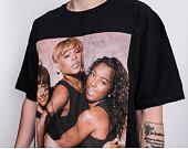 Triko Mister Tee Tlc Group Logo Oversize Tee Black