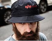 Klobouk Alpha Industries Utility Bucket Hat 116911 Black / Red