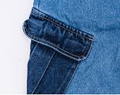 Kalhoty Karl Kani KK Og Block Denim Cargo Pants Blue