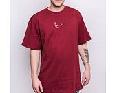 Triko Karl Kani Small Signature Tee Dark Red