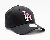 Dámská kšiltovka New Era 9FORTY Womens MLB Camo Infill Los Angeles Dodgers Strapback Black
