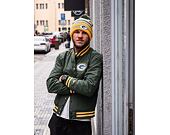 Bunda New Era NFL Team Wordmark Bomber Green Bay Packers Green