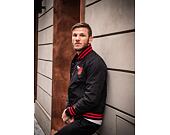 Bunda New Era NBA Team Wordmark Bomber Chicago Bulls Black