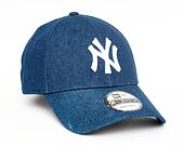 Kšiltovka New Era 9FORTY MLB Mens Denim New York Yankees Navy
