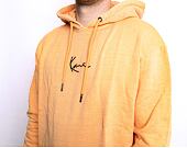 Mikina Karl Kani 6028802 KK Small Signature Washed Hoodie Light Orange KM214-075-1