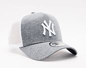 Kšiltovka New Era - MLB Jersey 9FORTY Trucker - NY Yankees - Graphite / White