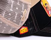 Kšiltovka Capslab Trucker - Looney Tunes - Speedy Gonzales - Black / Yellow