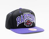 Kšiltovka Mitchell & Ness Team Arch 2 Tone Snapback Toronto Raptors Black / Purple
