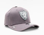 Kšiltovka New Era 9FIFTY Stretch-Snap NFL League Essential Las Vegas Raiders Grey Heather