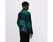 Bunda HUF × Pleasures Blackwatch Work Jacket Navy