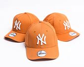 Dětská kšiltovka New Era 9FORTY League Essential New York Yankees Strapback Toffee / Optic White