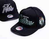Kšiltovka Mitchell & Ness Team Script 2.0 Stretch Snapback Boston Celtics Black