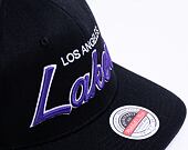 Kšiltovka Mitchell & Ness Team Script 2.0 Stretch Snapback Los Angeles Lakers Black