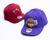 Kšiltovka Mitchell & Ness Team Ground 2.0 Stretch Snapback Los Angeles Lakers Purple