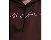 Mikina Karl Kani Autograph OS Hoodie brown