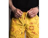 Kraťasy Karl Kani Signature Smiley Resort Shorts yellow/red