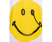 Triko Karl Kani Chest Signature Smiley print Tee white/yellow